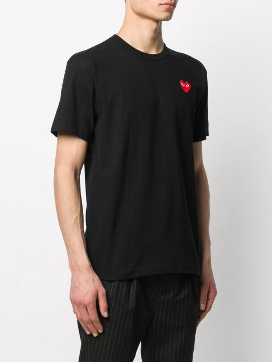 26FW 꼼데가르송 반팔 티셔츠 AX T108 051 Black - COMME DES GARCONS