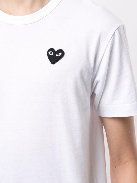 26FW 꼼데가르송 반팔 티셔츠 AX T064 051 2 White - COMME DES GARCONS
