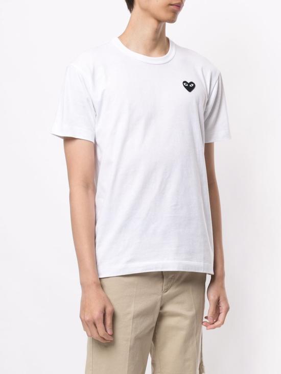 26FW 꼼데가르송 반팔 티셔츠 AX T064 051 2 White - COMME DES GARCONS