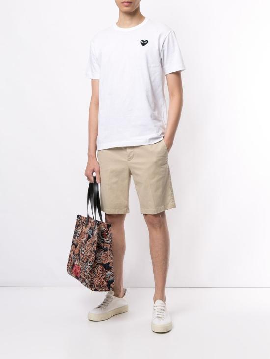 26FW 꼼데가르송 반팔 티셔츠 AX T064 051 2 White - COMME DES GARCONS