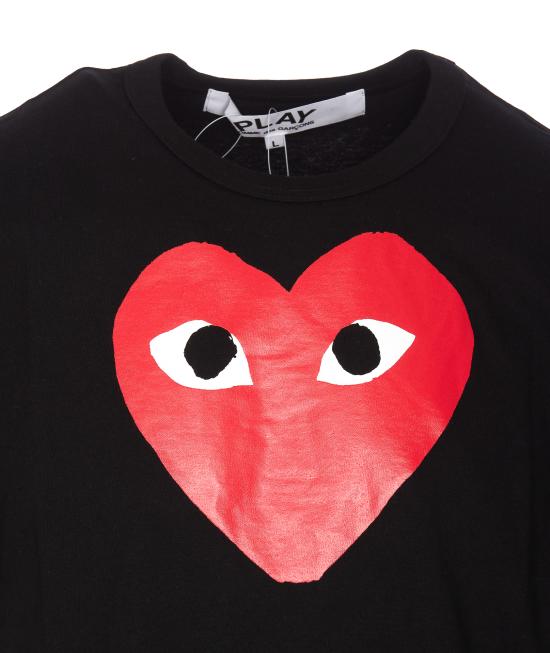 26FW 꼼데가르송 반팔 티셔츠 AX T112 051 Black - COMME DES GARCONS