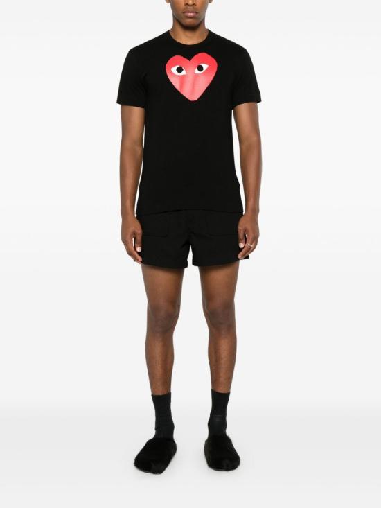 26FW 꼼데가르송 반팔 티셔츠 AX T112 051 BLACK - COMME DES GARCONS