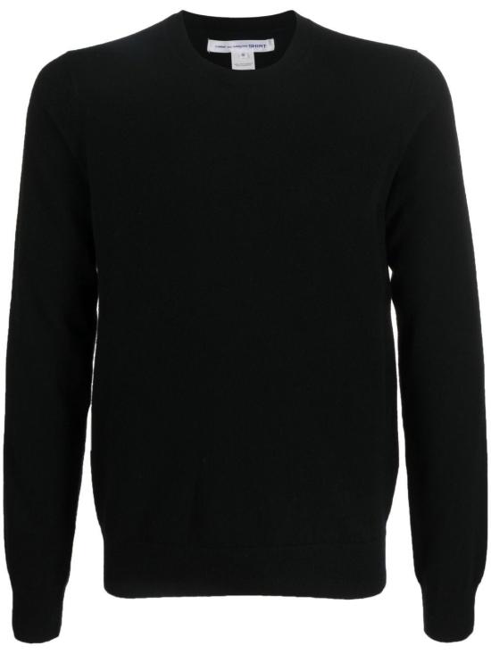26FW 꼼데가르송 울 스웨터 FZ N108 051 BLACK