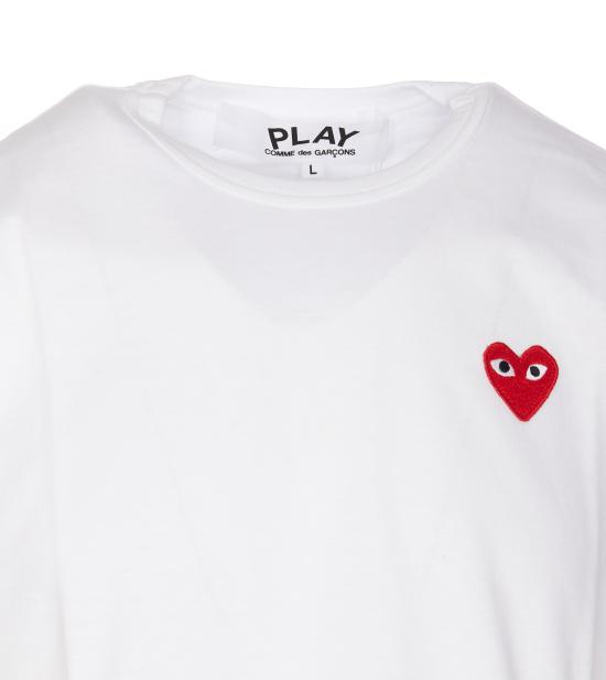 26FW 꼼데가르송 반팔 티셔츠 AX T034 051 White - COMME DES GARCONS