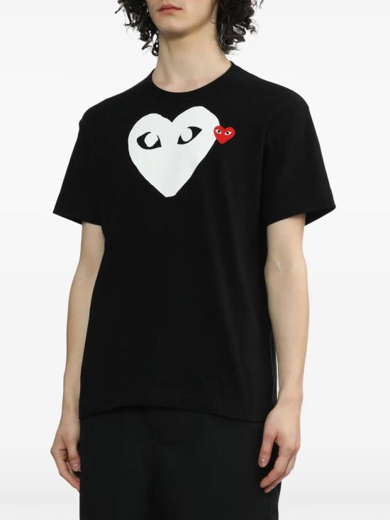 26FW 꼼데가르송 반팔 티셔츠 AX T116 051 BLACK - COMME DES GARCONS