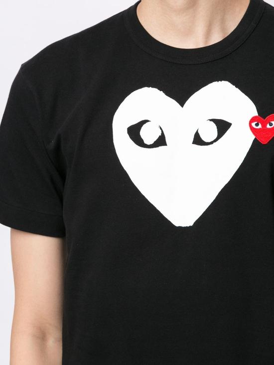 26FW 꼼데가르송 반팔 티셔츠 AX T116 051 Black - COMME DES GARCONS