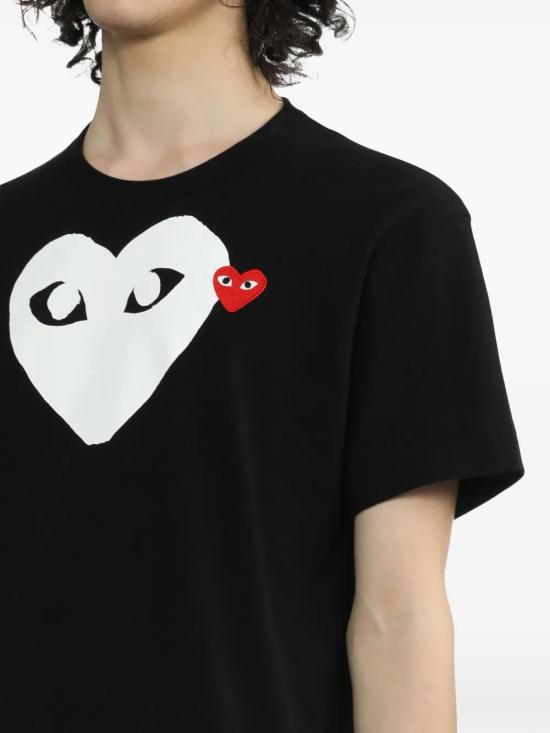 26FW 꼼데가르송 반팔 티셔츠 AX T116 051 BLACK - COMME DES GARCONS