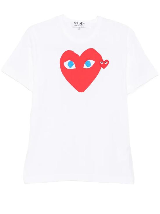 26FW 꼼데가르송 반팔 티셔츠 AX T086 051 WHITE