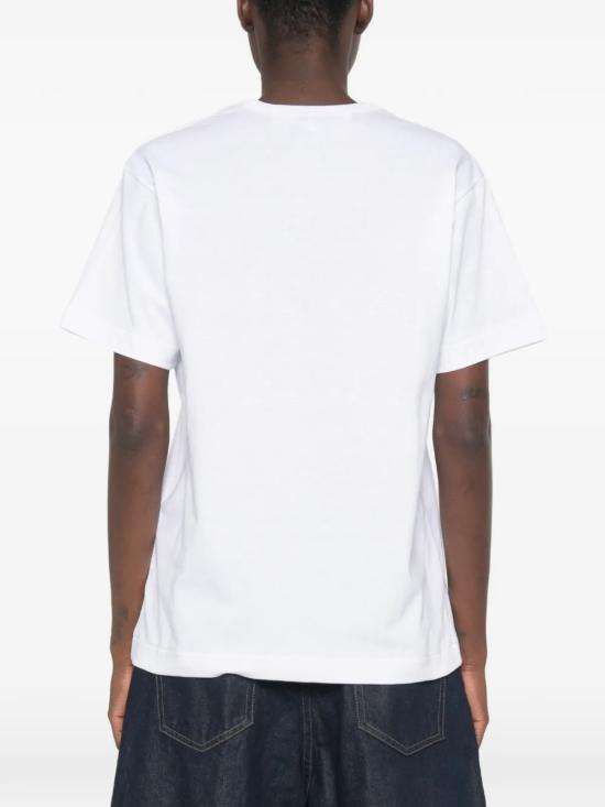 26FW 꼼데가르송 반팔 티셔츠 AX T086 051 WHITE - COMME DES GARCONS