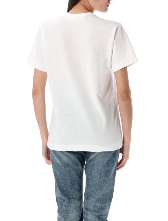 26FW 꼼데가르송 반팔 티셔츠 AX T086 051 White - COMME DES GARCONS