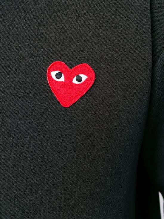 26FW 꼼데가르송 레드 하트 후드 집업 AX T172 051 Black - COMME DES GARCONS