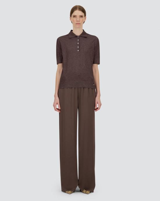  에르노 반팔 티셔츠 JPL0004DR52147 8800 Brown - HERNO