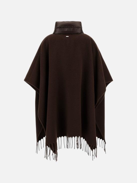 에르노 퀼티드 포켓 판초 GC00066DR33395 8810 BROWN - HERNO