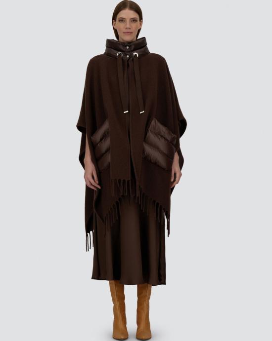  에르노 퀼티드 포켓 판초 GC00066DR33395 8810 BROWN - HERNO