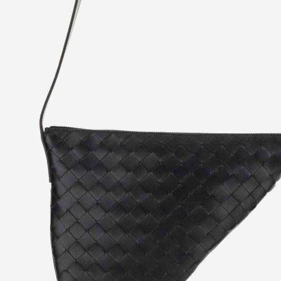  보테가베네타 가방 보테가 베네타 스몰 버귤 카프스킨 메신저 백 블랙 - BOTTEGA VENETA