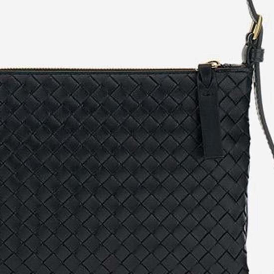  보테가베네타 가방 보테가 베네타 미니 우븐 레더 숄더백 블랙 - BOTTEGA VENETA