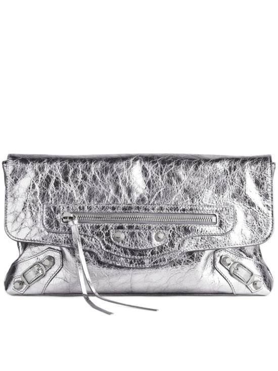 26FW 발렌시아가 클러치/파우치 873386 2AA9R Silver