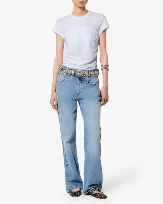 이자벨마랑 반팔 티셔츠 TS0275FA A1N41I20WH WHITE - ISABEL MARANT