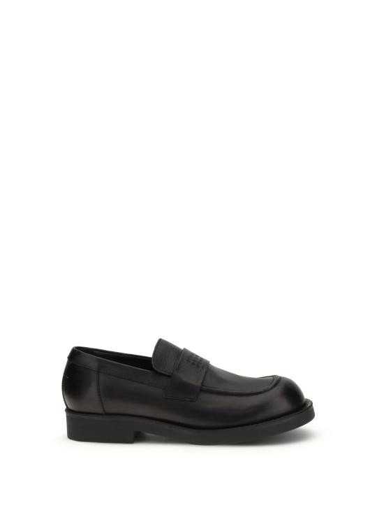 MM6 메종마르지엘라 로퍼 Mm6 메종 마르지엘라 모카신 송아지 가죽  블랙 - MM6 MAISON MARGIELA