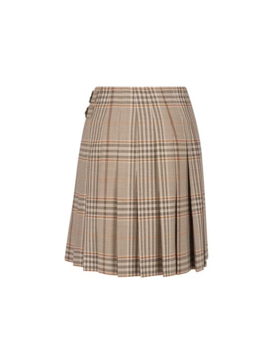 26FW 버버리 미디 스커트 8126889C6294 Neutrals - BURBERRY