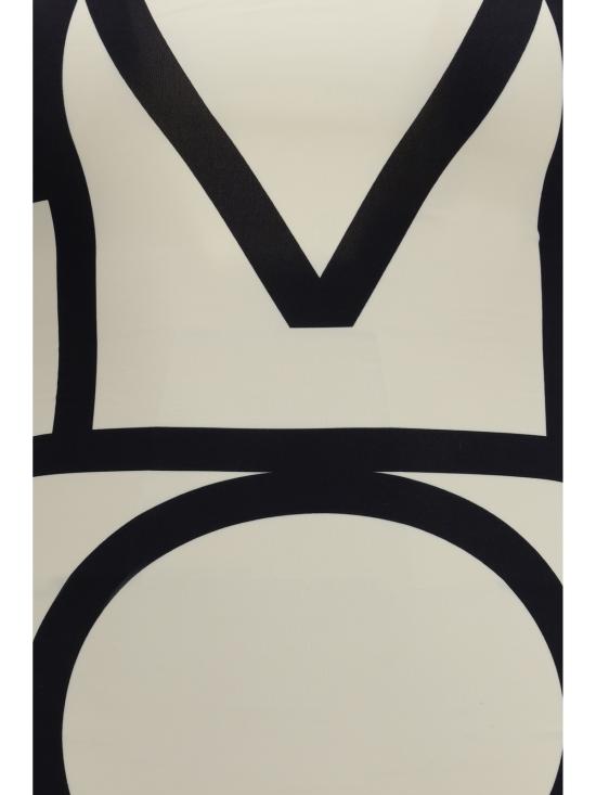  토템 원피스 수영복 모노그램  두부