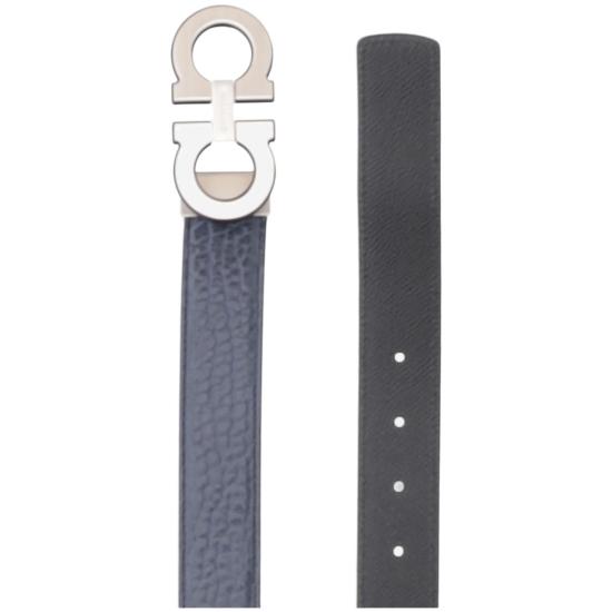 26FW 살바토레 페라가모 벨트 670460009 Blue - SALVATORE FERRAGAMO