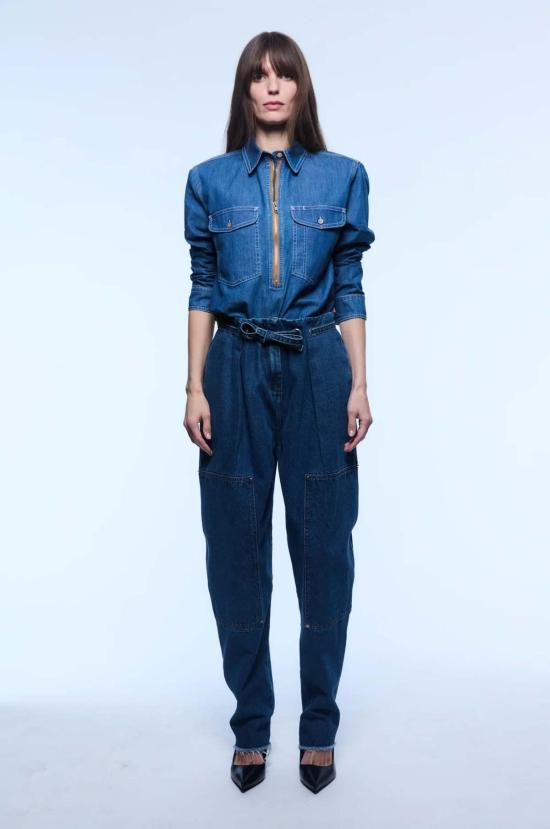  이갈 아즈로엘 데님 셔츠 YASS26T05 BLUE - YIGAL AZROUEL