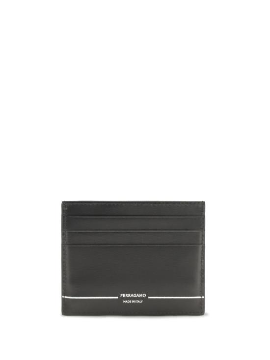  살바토레 페라가모 카드지갑 페라가모 가죽 카드 지갑 블랙 - SALVATORE FERRAGAMO