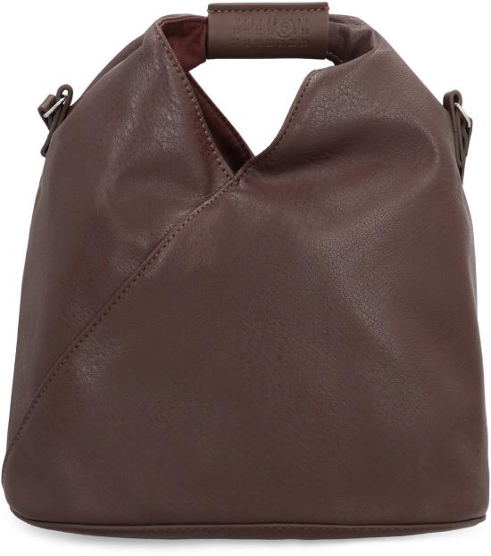  MM6 메종마르지엘라 가방 MM6 메종 마르지엘라 에코 레더 숄더백 코코아 브라운 - MM6 MAISON MARGIELA
