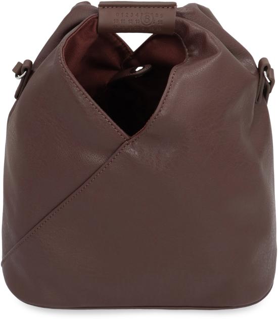  MM6 메종마르지엘라 가방 MM6 메종 마르지엘라 에코 레더 숄더백 코코아 브라운 - MM6 MAISON MARGIELA