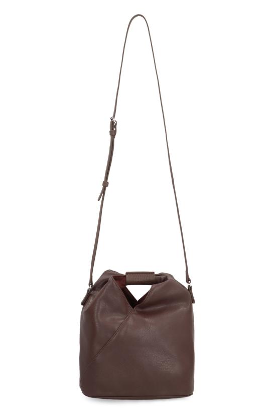  MM6 메종마르지엘라 가방 MM6 메종 마르지엘라 에코 레더 숄더백 코코아 브라운 - MM6 MAISON MARGIELA