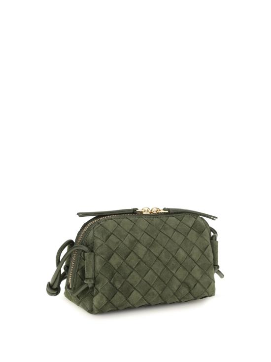  보테가베네타 가방 보테가 베네타 미니 루프 숄더백 그린 트위드/골드 - BOTTEGA VENETA