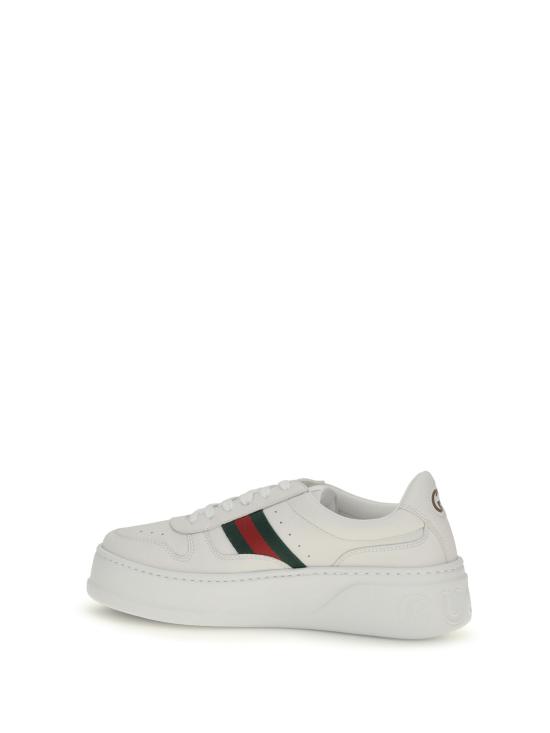  구찌 스니커즈 오버사이즈 솔  화이트/그린/화이트 - GUCCI