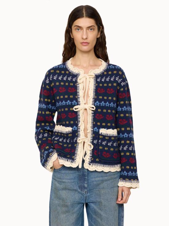  씨뉴욕 가디건 Sea Ny Preston Cardigan Navy - SEA NY