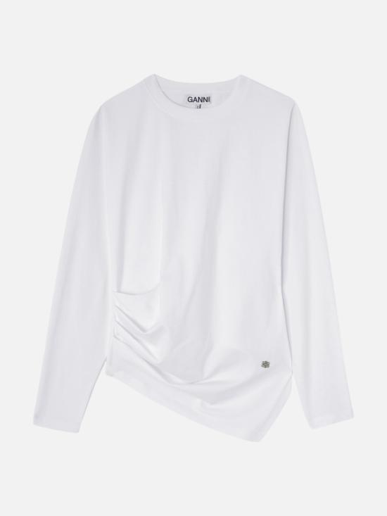  가니 긴팔 티셔츠 A1040543 151 WHITE