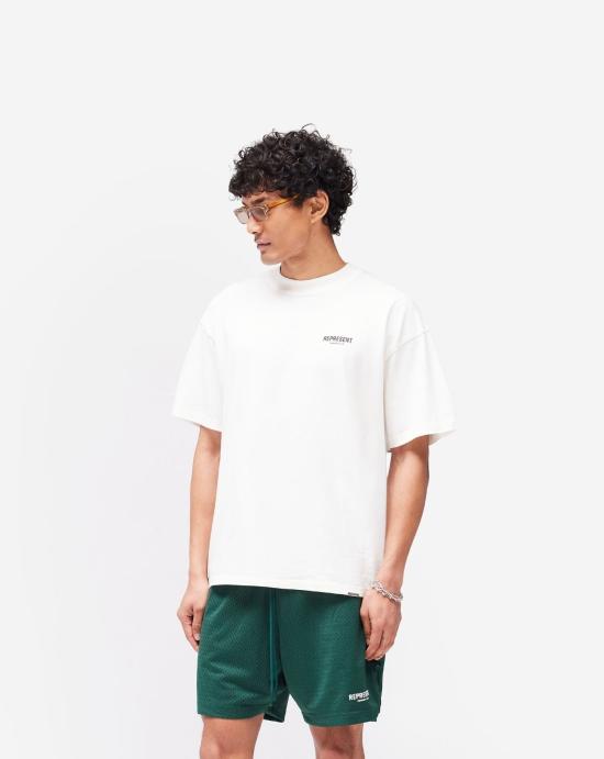  리프레젠트 셔츠 OCM41114 072 FLAT WHITE - REPRESENT