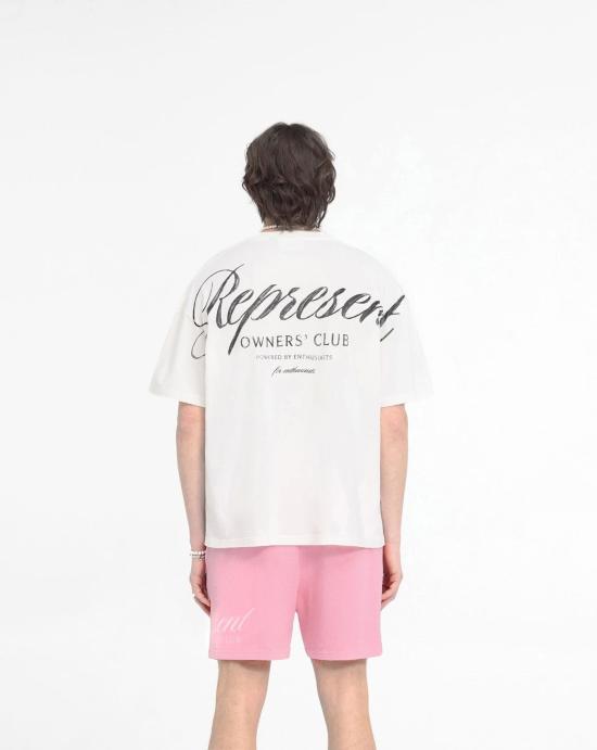  리프레젠트 셔츠 OCM41201 072 FLAT WHITE - REPRESENT