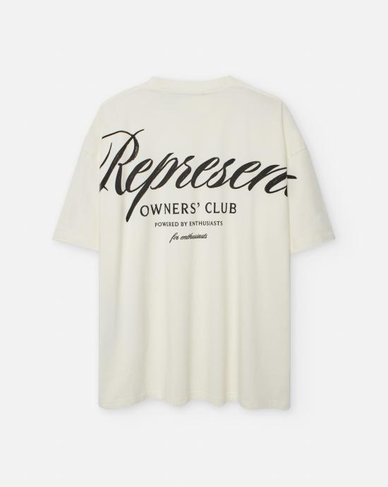  리프레젠트 셔츠 OCM41201 072 FLAT WHITE - REPRESENT