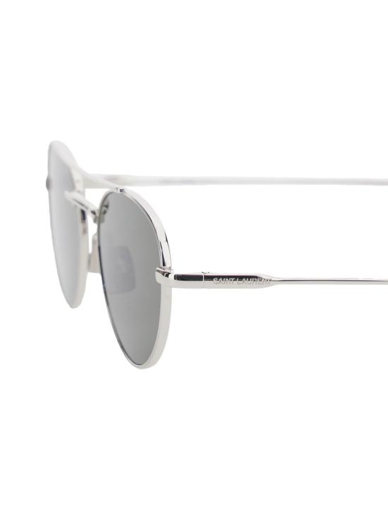 26FW 생로랑 메탈 라운드 선글라스 843062Y99698100 Silver - SAINT LAURENT