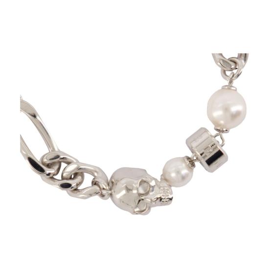 26FW 알렉산더 맥퀸 브레이슬릿 AMQ026015 SILVER