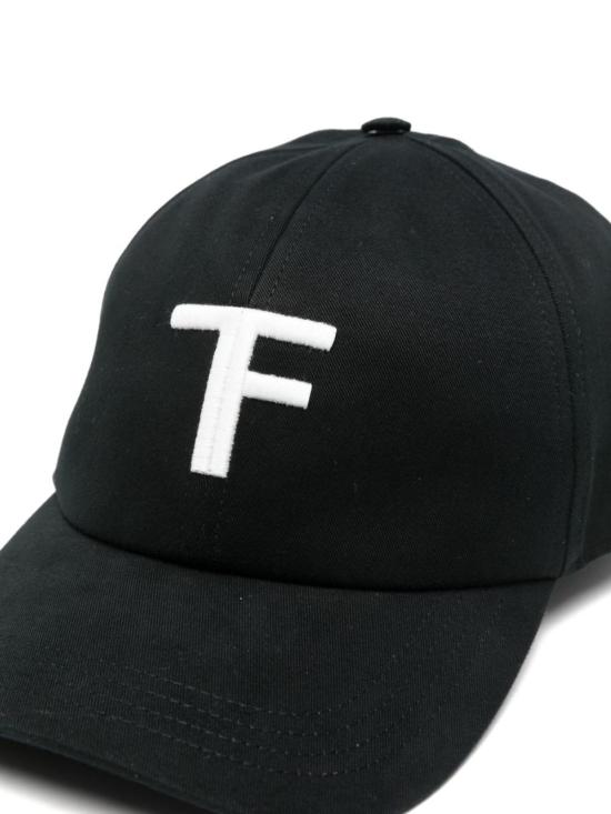  톰포드 볼캡 코튼 베이스볼 캡 블랙 - TOMFORD