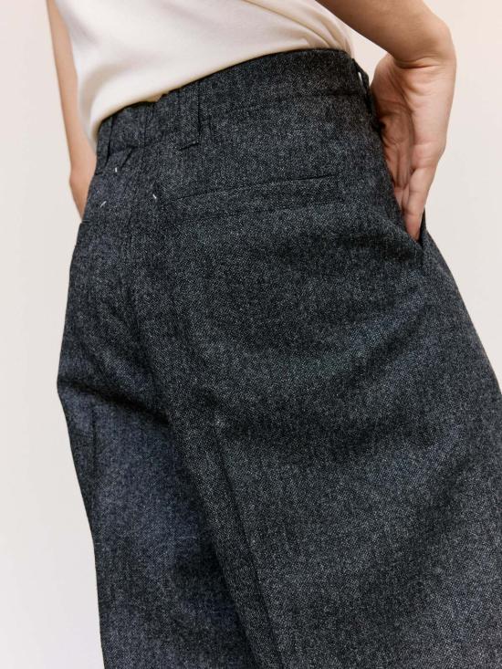  마르지엘라 스트레이트 팬츠 메종  와이드 레그 울 팬츠 - MAISON MARGIELA