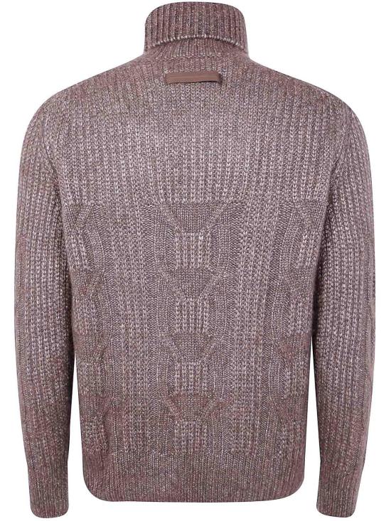 25FW 에르메네질도제냐 터틀넥 UGH35A2120212 BROWN - ERMENEGILDO ZEGNA
