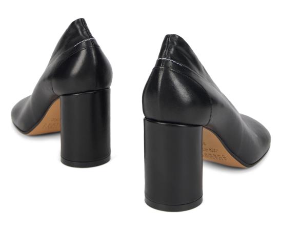  MM6 메종마르지엘라 힐/펌프스 Mm6 메종 마르지엘라 아나토믹 나파 코트 슈즈 블랙 - MM6 MAISON MARGIELA