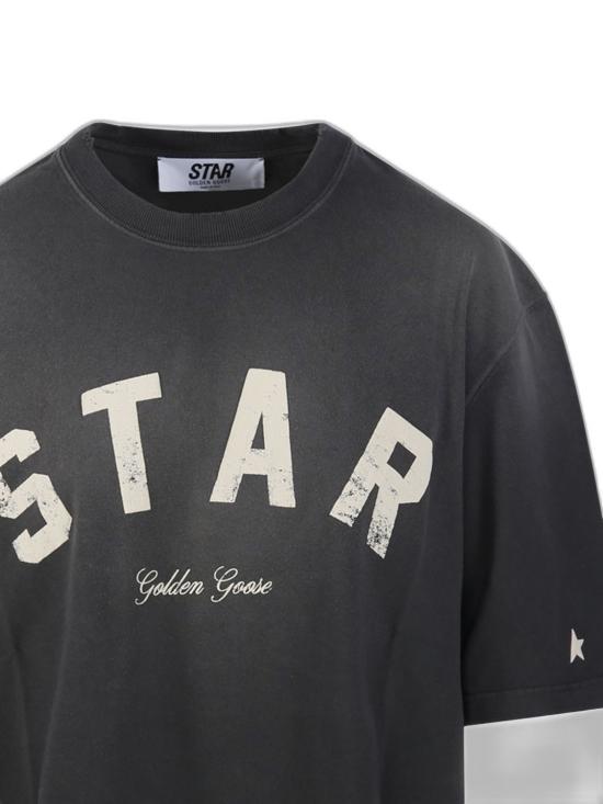26FW 골든구스 반팔 티셔츠 GUP01873P002419 60666 GREY - GOLDEN GOOSE