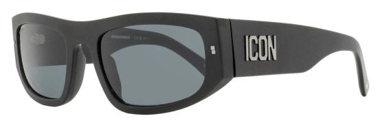 디스퀘어드2 안경 Dsquared2 Icon Sport 0016 S 003 IR 57mm 플라스틱(사출 성형) 선글라스 무광 블랙
