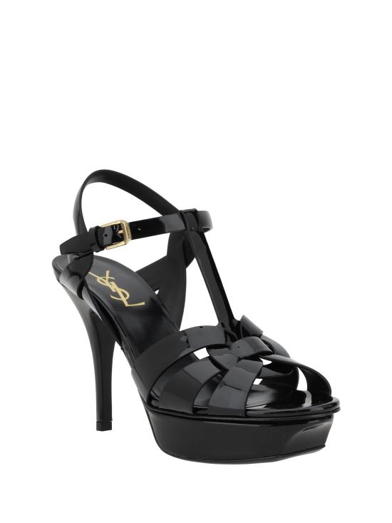 26FW 생로랑 트리뷰트 플랫폼 샌들 315490AAAOW 1000 NERO - SAINT LAURENT