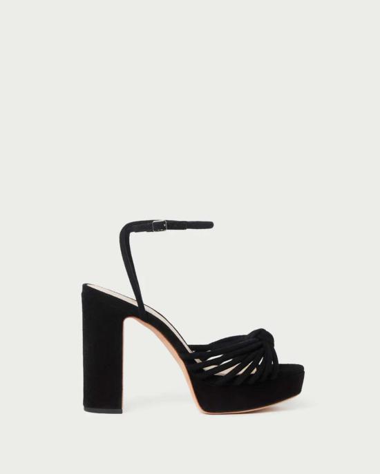  로플러랜달 샌들 로플러 랜달 리브카 가죽 매듭 플랫폼  블랙 - LOEFFLER RANDALL