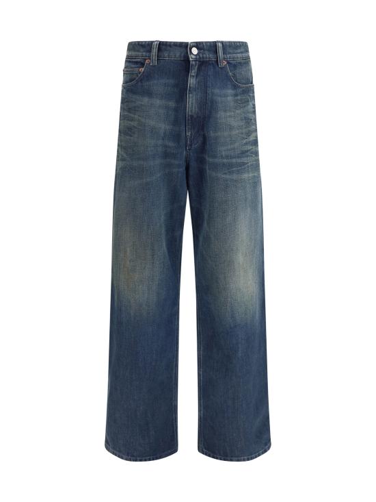  MM6 메종마르지엘라 데님 팬츠 Mm6 메종 마르지엘라 파이브 포켓  진 다크 블루 - MM6 MAISON MARGIELA