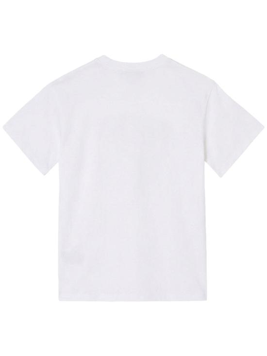 26SS 가니 코튼 저지 비디드 타이거 티셔츠 A1050060 151 WHITE - GANNI